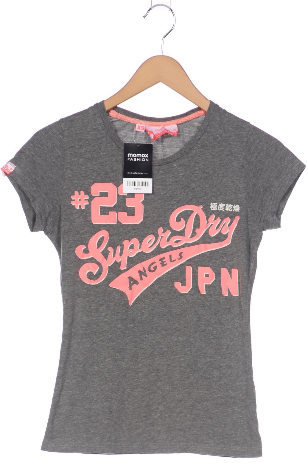 Superdry Damen T-Shirt grau Gr 34