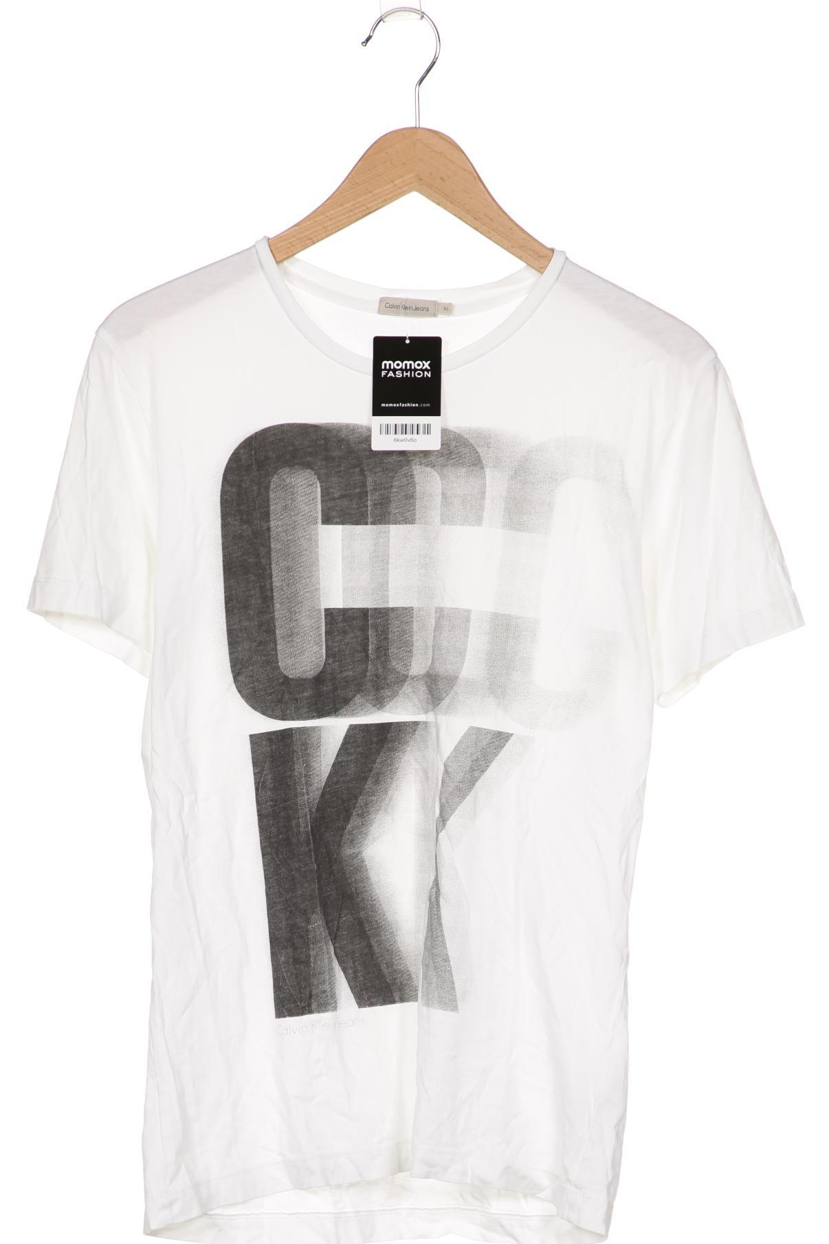 Calvin Klein Jeans Herren T-Shirt weiß Gr 48