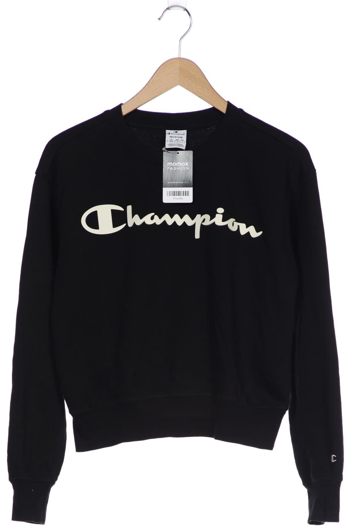 Champion Damen Sweatshirt schwarz Gr 38