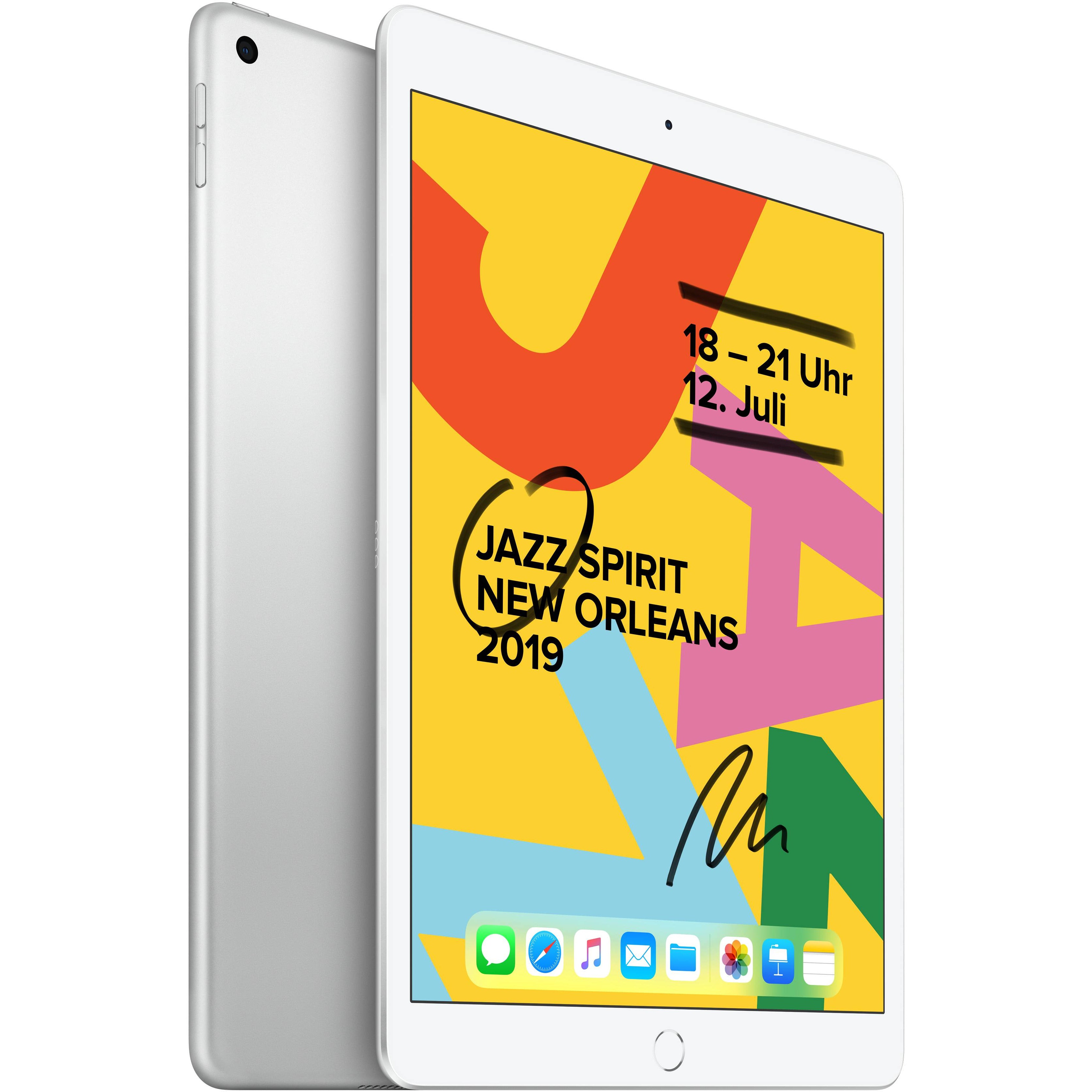 iPad 7 gen 32 GB Wi-Fi 102" Silver  -  Brugt - Meget god stand