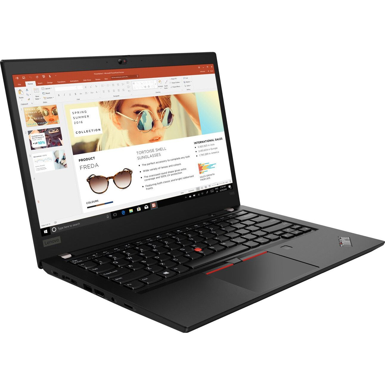 Lenovo ThinkPad T495 | Ryzen 7 | 16GB | 256GB SSD  -  Brugt - Meget god stand