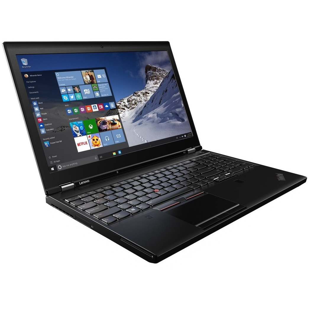 Lenovo ThinkPad P52 | i7 | 16GB | 512GB SSD | Nvidia Quadro P2000 4GB  -  Brugt - Som ny