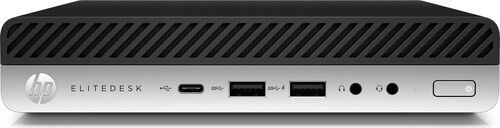 HP EliteDesk 800 G4 DM i5-8500 8 GB 128 GB SSD 2 x DisplayPort Win 10 Pro