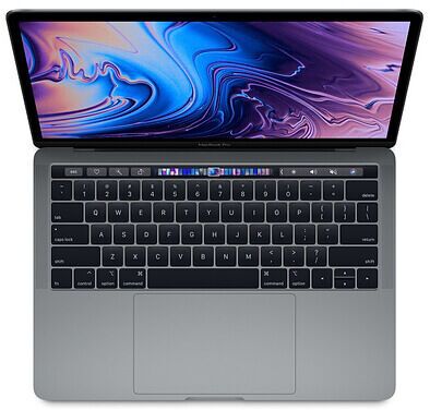 Apple MacBook Pro 2018 133" Touch Bar 23 GHz 8 GB 256 GB SSD rymdgrå nytt batteri US