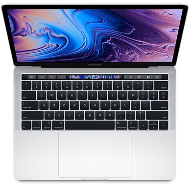 Apple MacBook Pro 2018 13.3" Touch Bar 2.3 GHz 8 GB 512 GB SSD silver nytt batteri NL