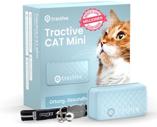 Tractive GPS CAT Mini - GPS till katt med aktivitetsspårning EXCL ABO TRCAT5MT mint