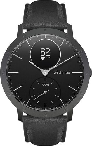 Withings Steel HR Sapphire 40 mm svart svart svart