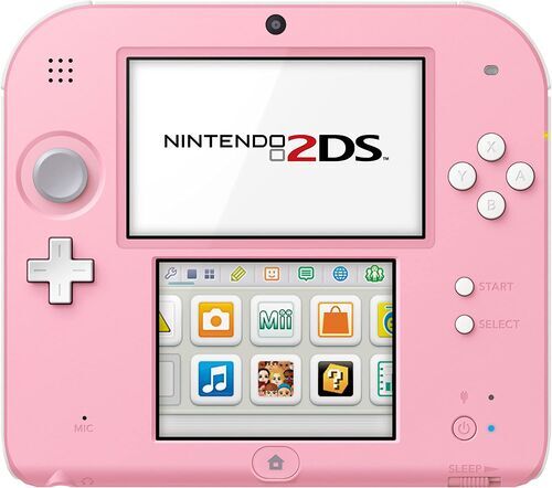 Nintendo 2DS inkl. Spel rosa/vit Super Mario 3D Land