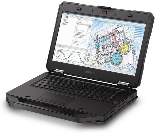 Dell Latitude 14 Rugged 5414 i5-6300U 14" 32 GB 512 GB SSD FHD Webcam Bakgrundsbelyst tangentbord 4G Win 10 Pro DE