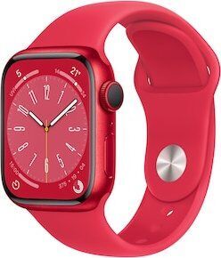 Apple Watch Series 8 Aluminium 41 mm (2022) GPS (PRODUCT)RED Sportband (PRODUCT)RED M/L