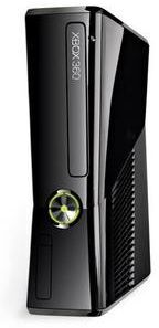 Xbox 360 Slim 250 GB glansig svart