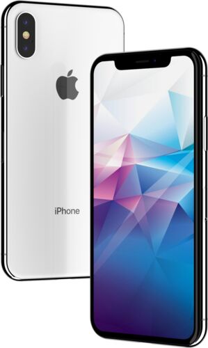 iPhone X 256 GB silver nytt batteri