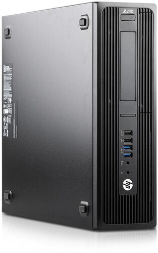 HP Z240 SFF Workstation i7-6700 8 GB 128 GB SSD DVD-RW Win 10 Pro