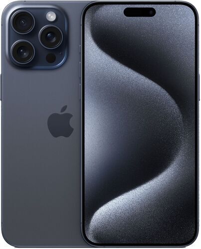 iPhone 15 Pro Max 256 GB Dual-SIM blått titan nytt batteri