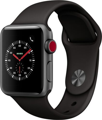 Apple Watch Series 3 (2017) 38 mm Aluminum GPS grå Sportband grå