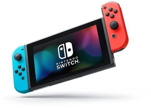 Nintendo Switch 2019 Normal Edition svart/röd/blå