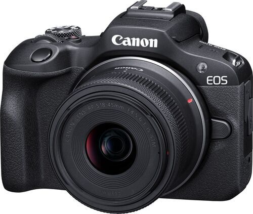 Canon EOS R100 svart RF-S 18-45mm 4.5-6.3 IS STM