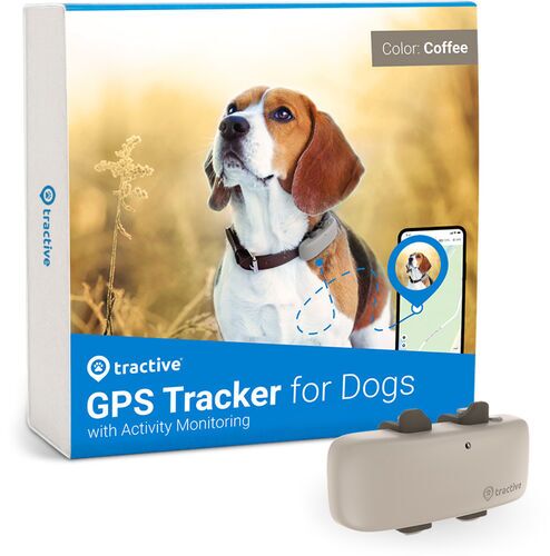 Tractive GPS DOG 4 - GPS till hund med aktivitetsspårning EXCL ABO TRNJA4 brun