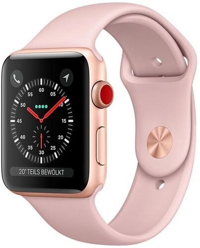 Apple Watch Series 3 (2017) 42 mm Aluminum GPS guld Sportband rosa