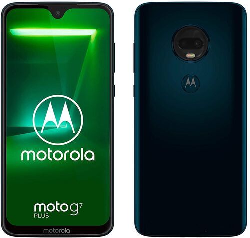 Motorola Moto G7 Plus 64 GB Dual-SIM blå