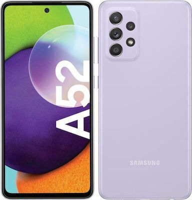 Samsung Galaxy A52 4G 6 GB 128 GB Dual-SIM Awesome Violet