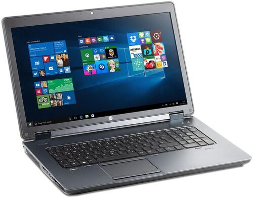 HP ZBook 17 G2 i7-4810MQ 17" 16 GB 256 GB SSD Bakgrundsbelyst tangentbord Win 10 Pro DE