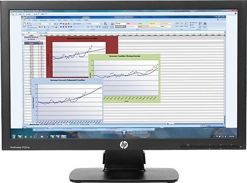 HP ProDisplay P222va 215" svart