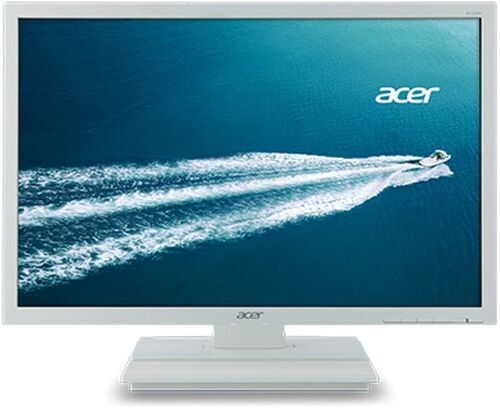 Acer B246HL 24" med stativ DisplayPort vit