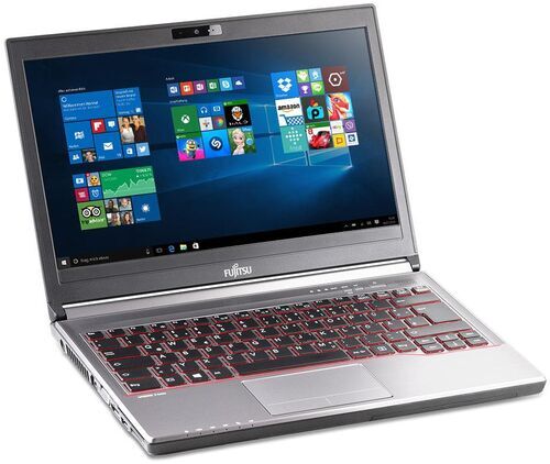 Fujitsu Lifebook E736 i5-6300U 133" 8 GB 500 GB SSHD WXGA DVD-RW Webcam Win 10 Pro DE