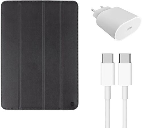 3-i-1 surfplatta erbjudande Snabbladdare (20W)  laddkabel (USB-C)  iPad skyddsfodral iPad 10.9" svart