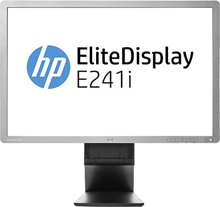 HP EliteDisplay E241i 24" silver/svart