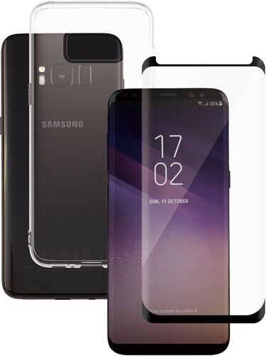 Genomskinligt mobilskal och skärmskydd PanzerGlass Samsung Galaxy S8