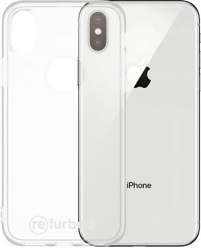 Hållbart mobilskal Refurbed iPhone X/XS genomskinlig