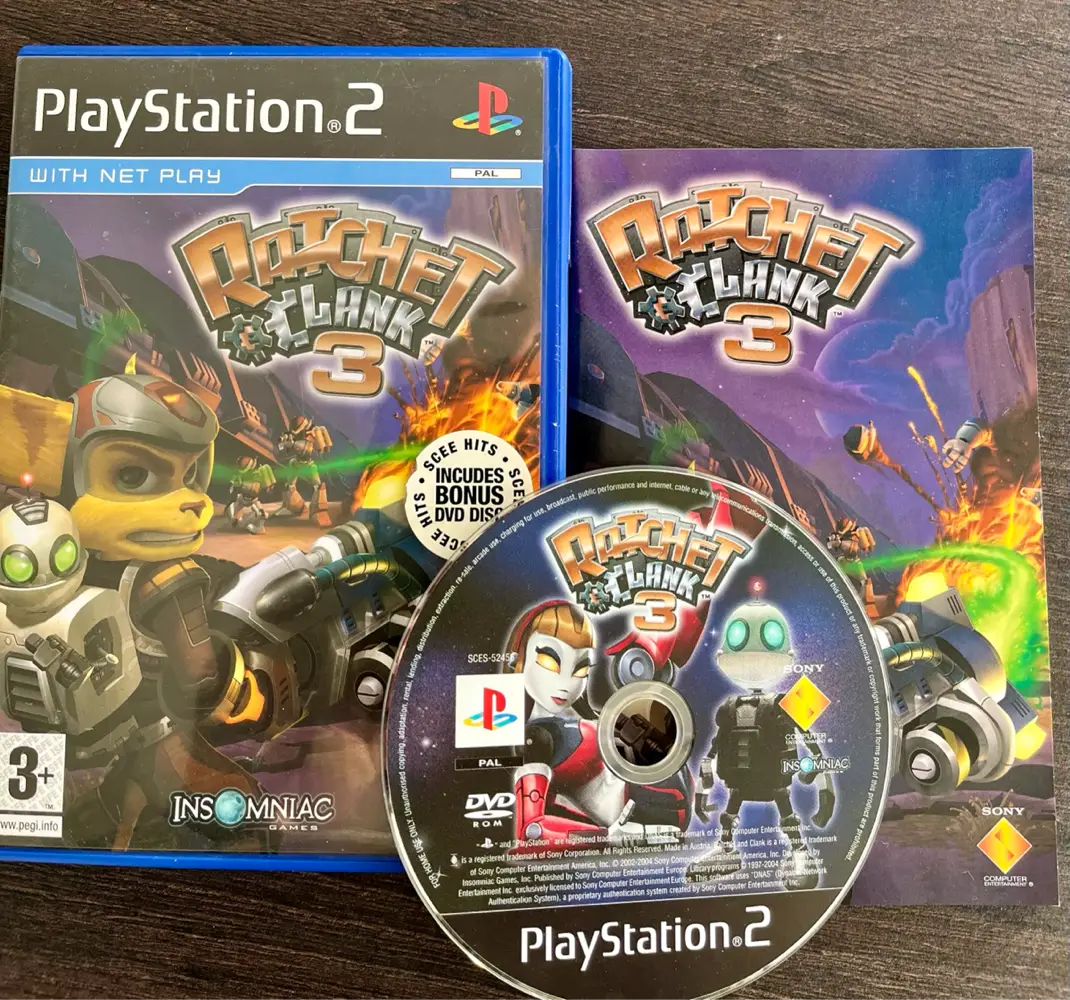 Ratchet and Clank Ps2 komplet Playstation 2 ratchet  Clank