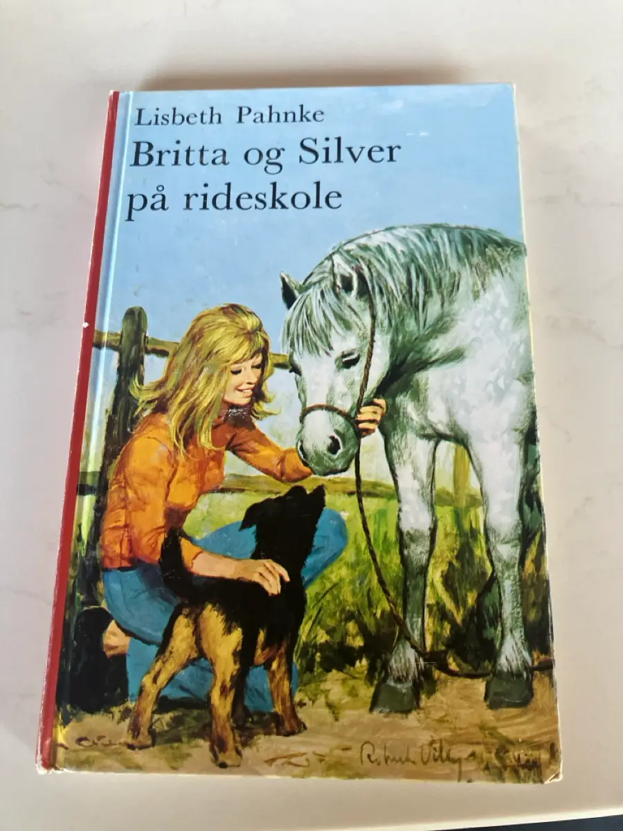 Britta og Silver på rideskole Bog