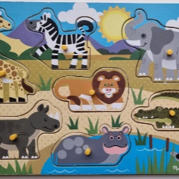 Melissa  Doug Puslespil safari