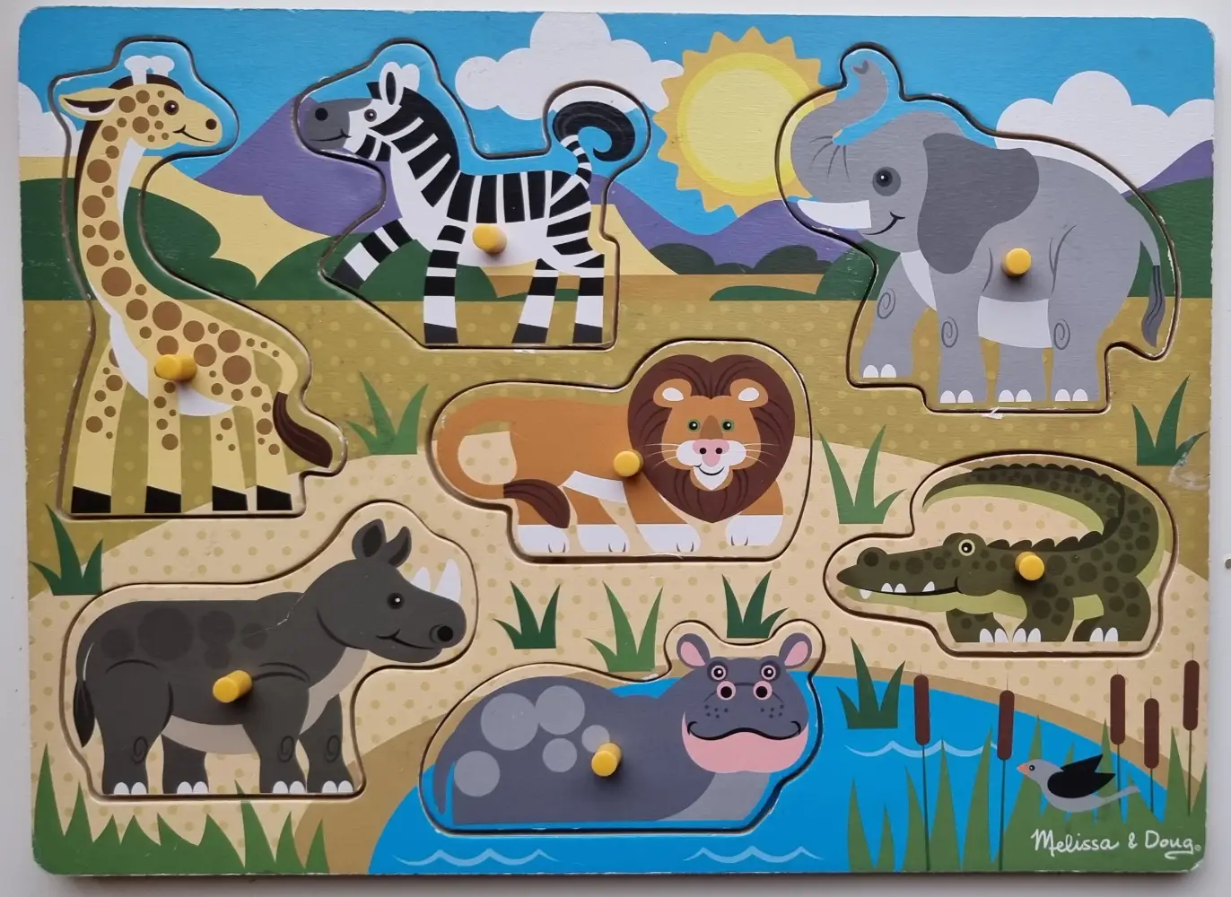 Melissa  Doug Puslespil safari