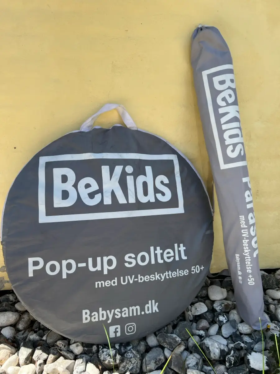 Be kids Pop up soltelt og parasol