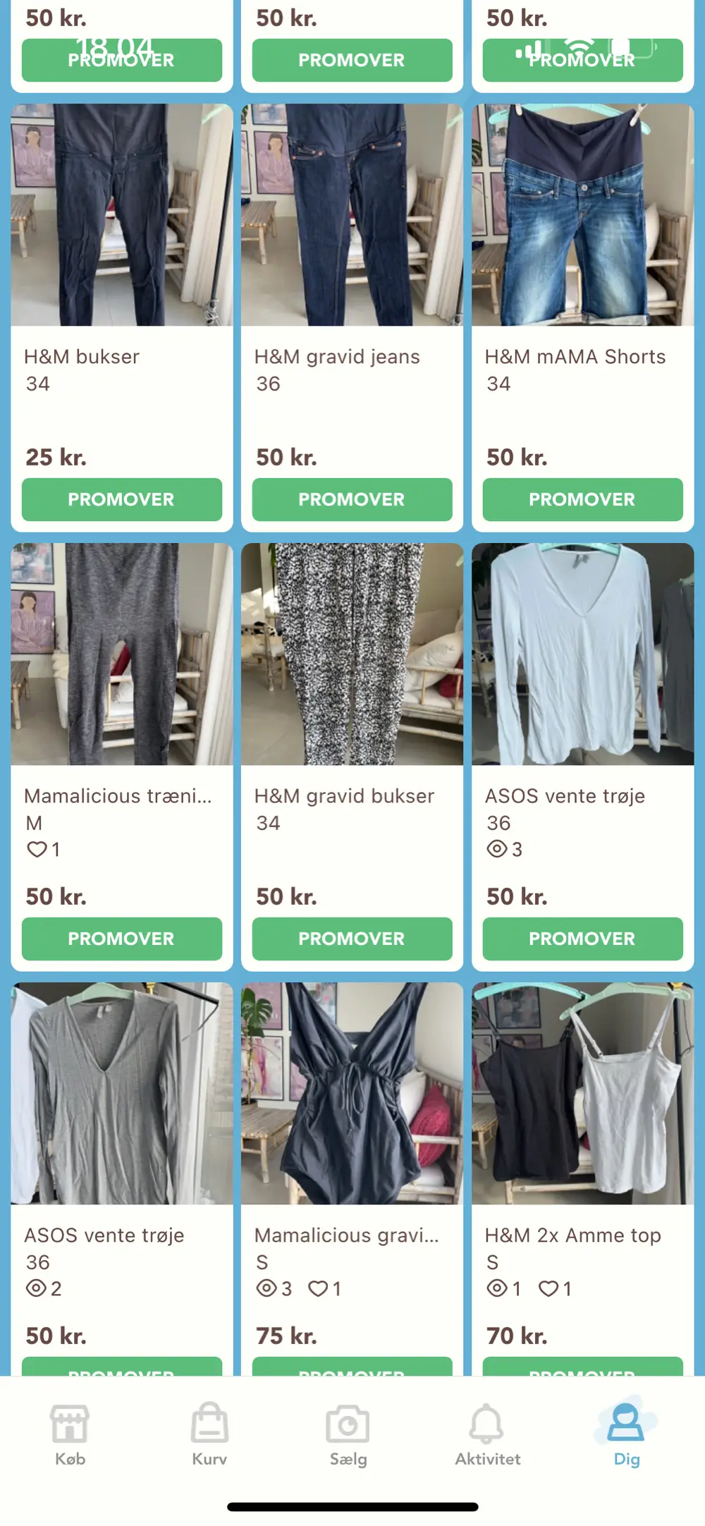 Besøg min shop⭐️ Graviditets tøj mm