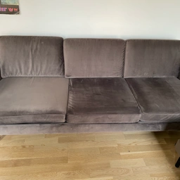 Bolia Velour sofa og puf