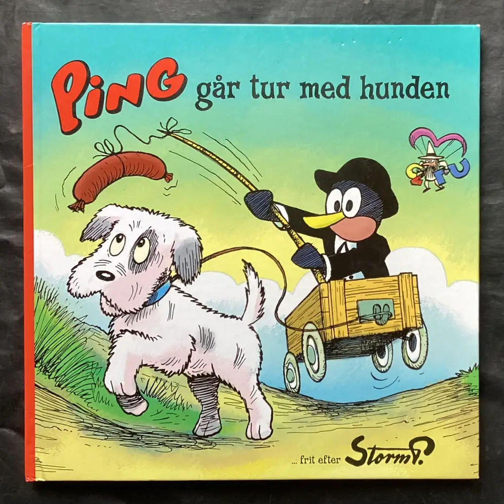 Ping går tur med hunden Børne-billedbog