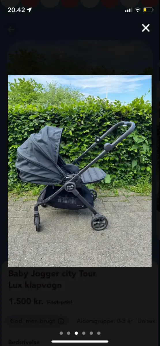 Baby Jogger Klapvogn