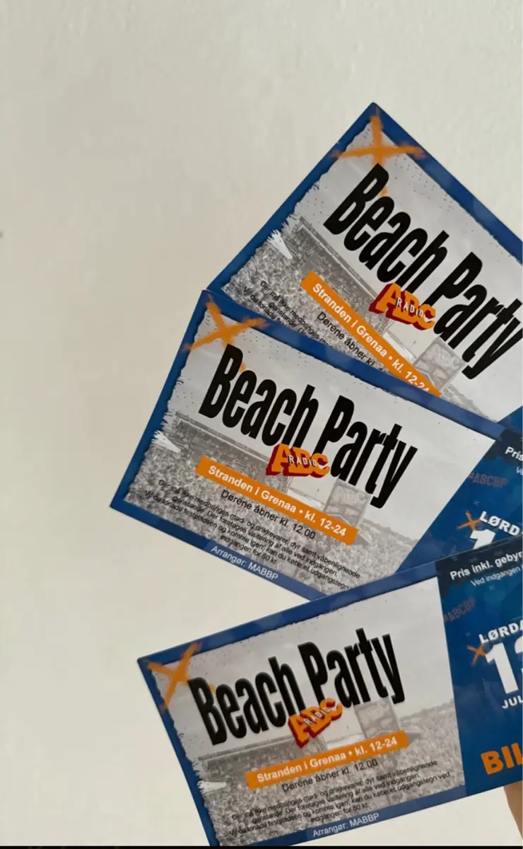 Ukendt Beach party billetter