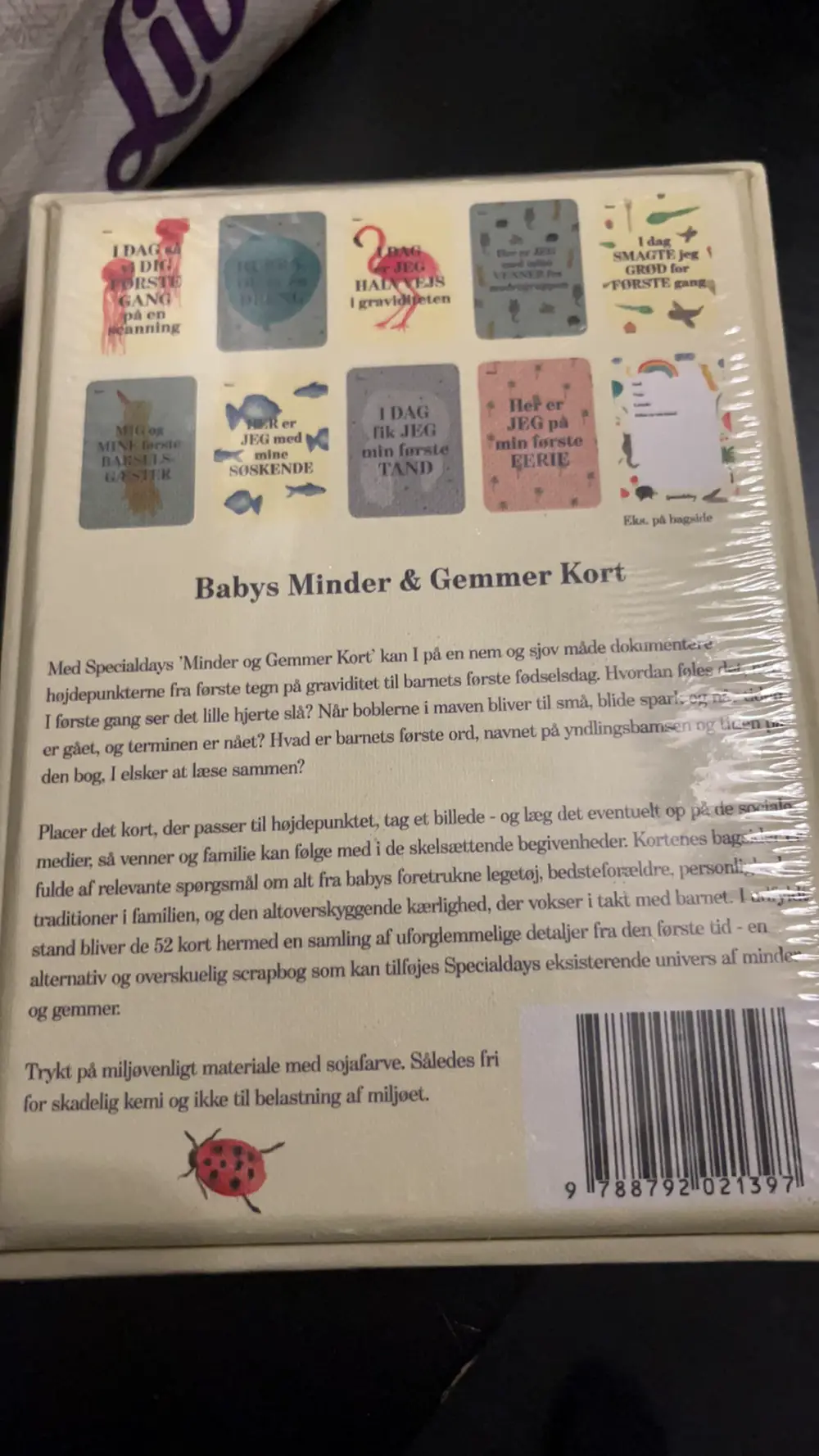 Babys Minder  Gemmer kort Mindekort