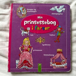 Min prinsessebog i farver Bog