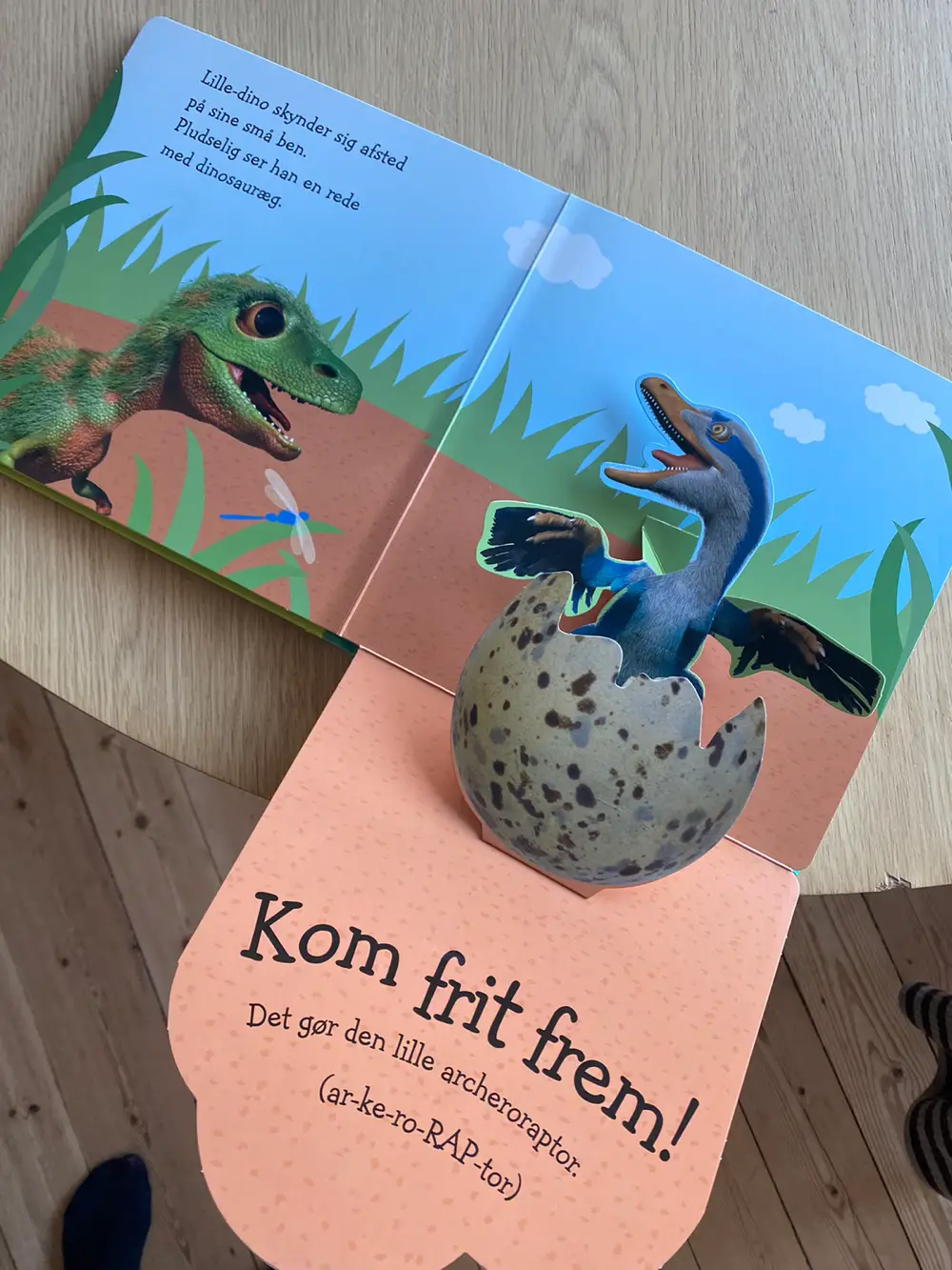 Kom frit frem Dinosaur Pop-op bog