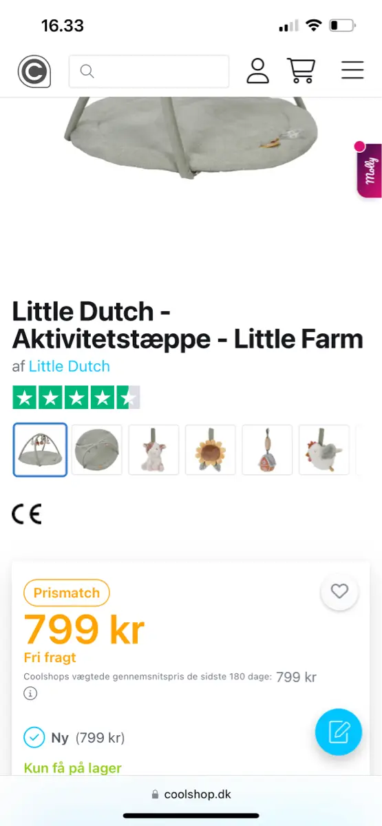 Little dutch Aktivitetstæppe