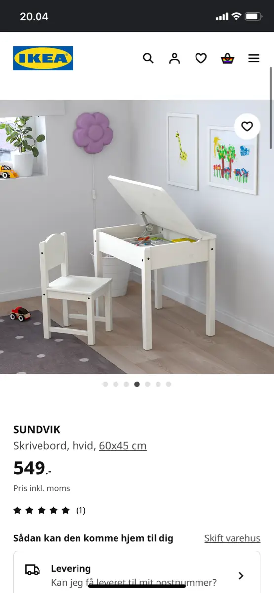 IKEA Skrivebord og stol