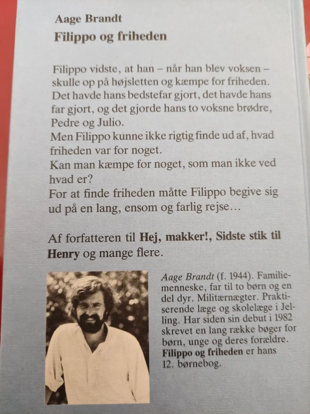 Filippo og friheden Bog