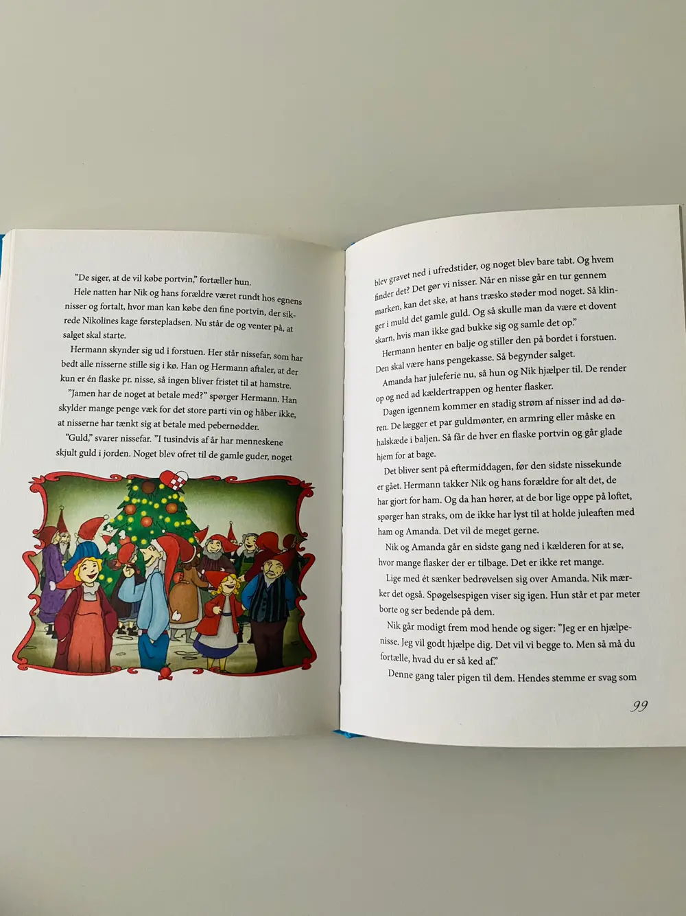 Jul på den gamle herregård Julekalender bog/ jule højtlæs